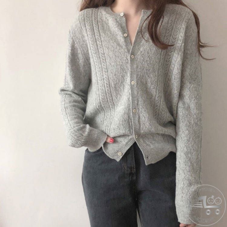 新生活 カーデ 大きいサイズ セーター Uネック 春ジャケット ニットソー ス レディース アウター カーディガン 春コート