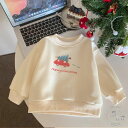 「50%OFFクーポン」新生活 パーカー 衣装 女の子 パーカー スウェット トレーナー 裏起毛 ベビー クリスマス トップス 長袖 コスプレ 子供服 サンタ柄 プリント カジュアル トレーナー 男の子 長袖 ラウンドネック キッズ 春秋 可愛い おしゃれ 90