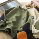 「50%OFFクーポン」新生活 子供服 キッズ 長袖 パーカー 裏起毛 スウェット おしゃれ 長袖トレーナー トップス ベビー 暖かい トレーナー キッズ 無地 子とも スウェット プルオーバー 丸首 保温 柔らかい カジュアル パーカー 秋服 春 秋