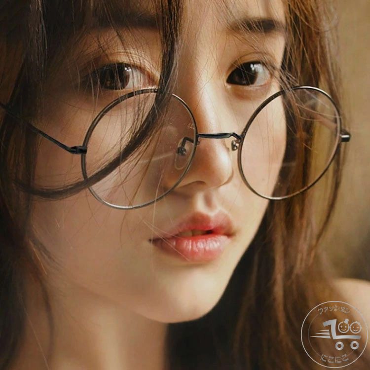 新生活 ゴールド ブラック 金 黒 ダサ眼鏡 ダサめがね 眼鏡 伊達眼鏡 メンズ レディース 度なし ダテメガネ 丸眼鏡 伊達メガネ