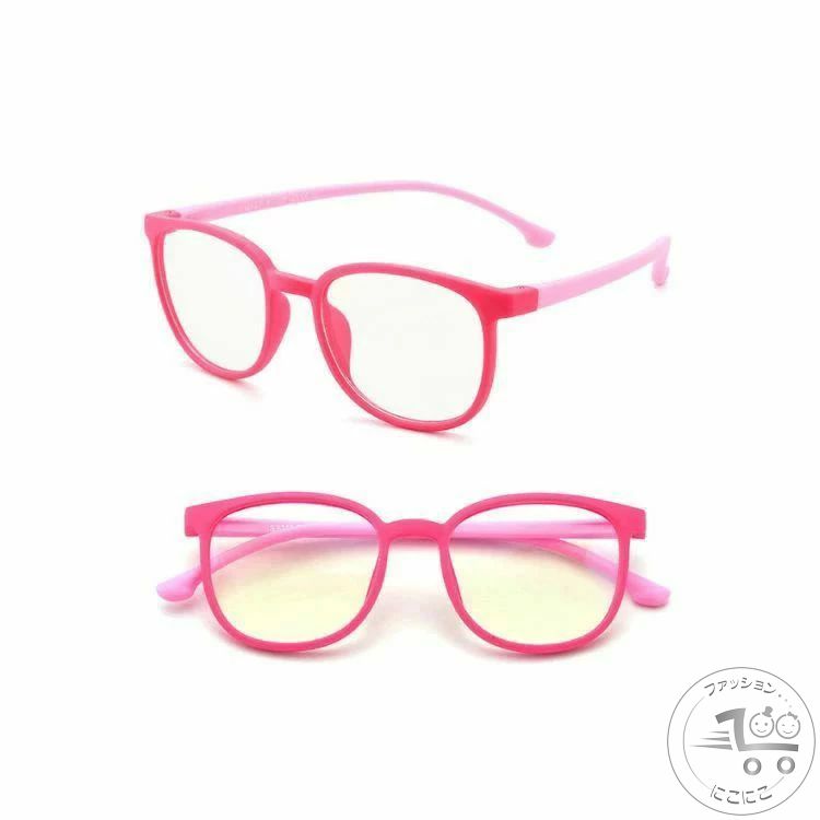 新生活 ブルーライトカット 男の子 子ども用 パソコン PCメガネ スマホ キッズ用 おしゃれ 度なし メガ..