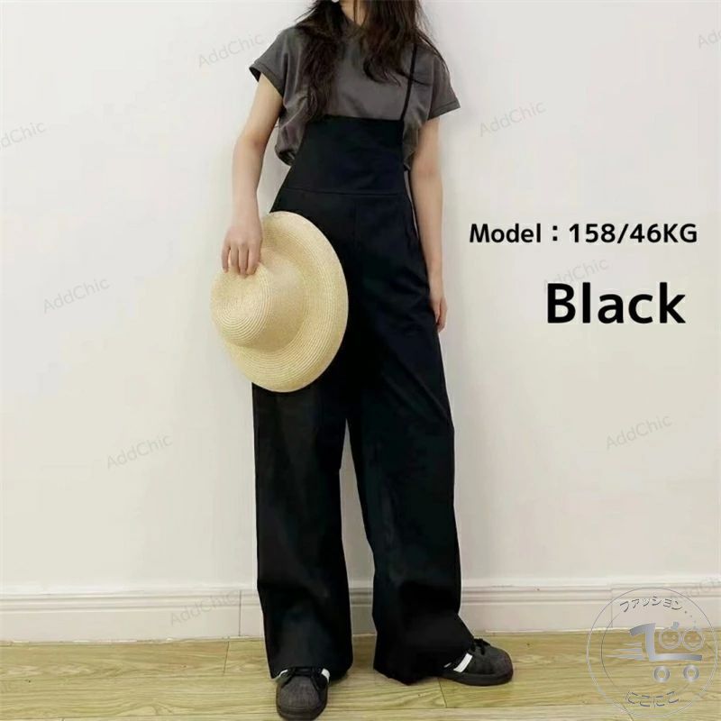 新生活 着 通勤 シンプル 春 夏 ワンピ パンツ ワンピース 大きいサイズ 体型カバー オールインワン サロペ ワイドパンツ レディース