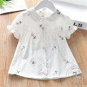 「50%OFFクーポン」新生活 子供 半袖 シャツ 女の子 夏服 薄手 可愛い キッズ シャツ キッズ トップス ストライプ キッズ 子ども服 旅行用 通園 通学 遊び ベビー服 カジュアル シャツ ガールズ 100cm 110cm 120cm 130cm