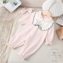 「50%OFFクーポン」新生活 ロンパース ベビー服 ヘアバンド付き リボンデザイン ボディスーツ カバーオール 新生児 赤ちゃん 春秋 誕生日 プレゼント ベビー 新生児 赤ちゃん あったか ベビーウェア 出産祝い 可愛い クリスマス 柔らか ピンク59/66/73/80/90