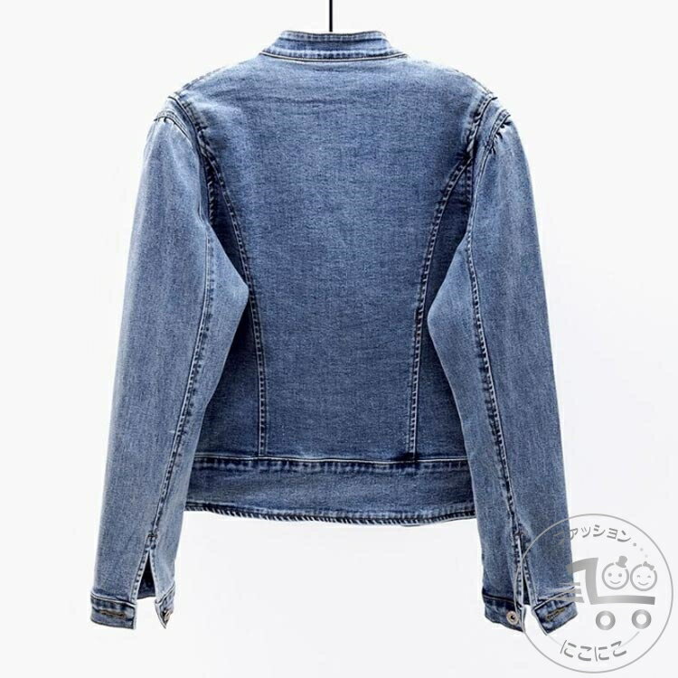 新生活 デニムジャケット 刺繍 春新作 レディースアウター エスニック系 チャイナボタン 長袖 Gジャン 立ち襟 ジャケット ブルゾン 刺繍ジャケット 春 秋 30代 40代 50代