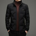 ダウンジャケットメンズ 冬服 中綿 ダウンコート ブルゾン アウター スタンドカラー 大きいサイズ ゆったり 厚手 防風 防寒 暖かい 無地