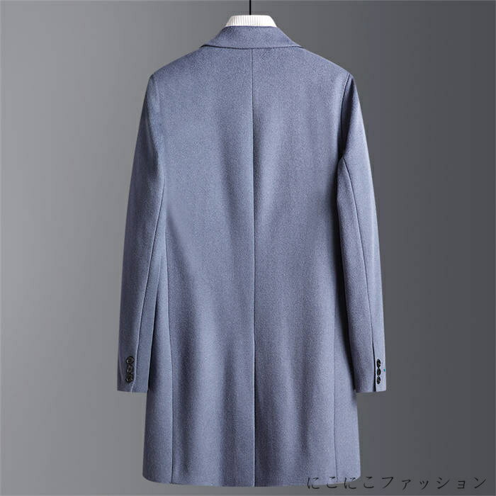 Duffle Coat - 新生活 ウールコート ジャケット ダッフルコート ロング丈 メンズ チェスターコート ラシャジャケット ビジネスコート 紳士服 細身