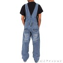 「Fashion THE SALE」50%OFF デニムサロペット メンズ オールインワン オーバーオール つなぎジーンズ 体型カバー