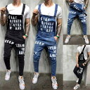 「Fashion THE SALE」50%OFF メンズ デニム サロペット オーバーオール ジーンズ オールインワン カジュアル つなぎ 作業着 デニムパンツ