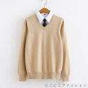 「50%OFFクーポン」新生活 スクールセーター Vネック ニット セーター 制服 学生服 スクール セーター 男女兼用 JK制服 入学 通学 中校生 高校生 学校 高校 男の子 女の子 メンズ レディース