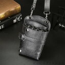 「Fashion THE SALE」50%OFF ウエストポーチ シザーケース 男女兼用 ケース はさみ シザーケース 5丁タイプ 美容師 トリマー 理容 ベル...