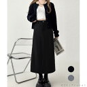 レディース バックスリットスカート ビジネス オシャレ 大人きれいめボトムス ポケット付きスカート お洒落脚長スカート