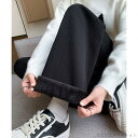 新生活 裏起毛ストレートパンツ暖かい レディース