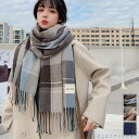 「Fashion THE SALE」50%OFF 大判マフラー チェック柄 秋冬レディース(4)