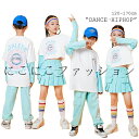 キッズ チアガール ダンス衣装 ヘソ出し セットアップ 長袖 切り替え 重ね着風 キッズダンス衣装 チアガール ダンス ヒップホップ 上下セット 男の子 パンツセット 女の子 スカートセット ジャッズ 舞台 韓国 ダンスウェア 演出服 おしゃれ ステージ 120-170cm