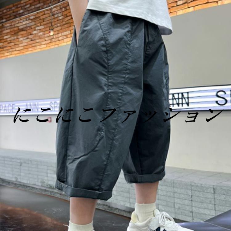 子供服 パンツ ボトムス カーゴパンツ 半ズボン 子供服 キッズ 男の子 七分丈 クロップドパンツ 春夏 女の子 ズボン 7分丈 吸水速乾 チノパン 涼感 スポーツパンツ カジュアルパンツ ジュニア ハーフパンツ 薄手 速乾