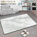 珪藻土バスマット60x40cm 80x50cm 大判 サイズ 珪藻土マット 大理石 風呂 バスマット 足ふきマット 速乾 珪藻土 キッチンマット 滑り止め 浴室 洗面所 吸水 速乾 抗菌 滑り止め 北欧 脱衣所 吸水マット ソフト 柔らかい おしゃれ トイレマット プレゼント(3)