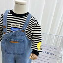 新生活 サロペット ジュニア ベビー服 オーバーオール ロールアップ ジーンズ ロングパンツ 男の子 女の子 子供服 ボトムス キッズ 80cm デニム 100...