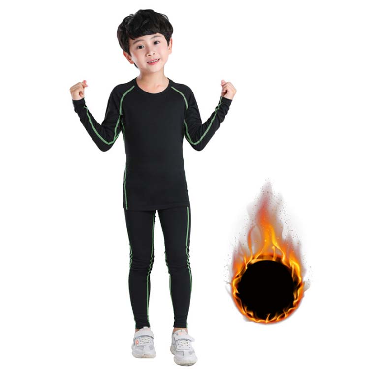 インナー 防寒 防寒着 上下セット コンプレッションウェア 子供 3