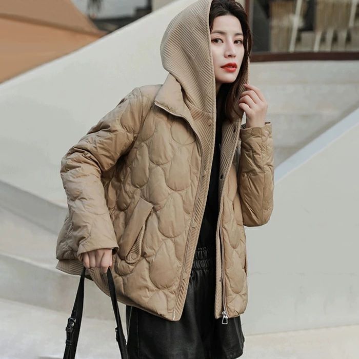 レディース 大きいサイズ アウター ショート ダウンコート ダウ