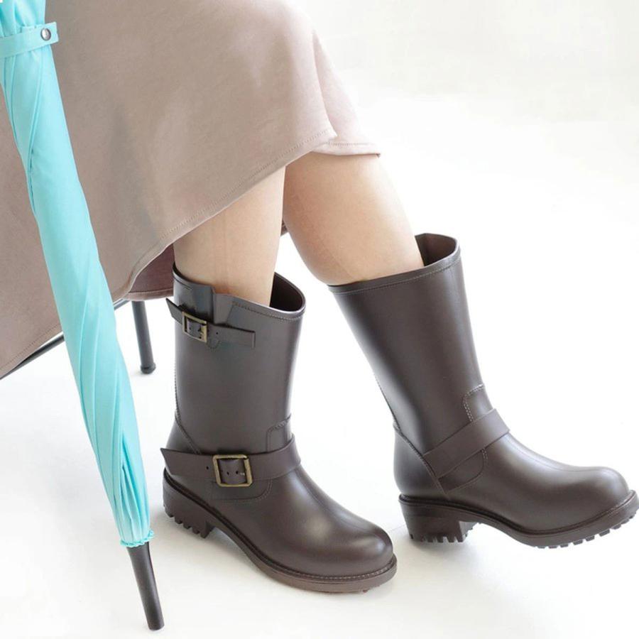 レディース 長靴 ショ エンジニアブーツ ながぐつ ラバーブーツ