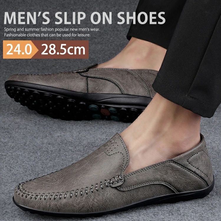 デッ カジュアルシューズ ローファー スリッポン 大人 靴 メンズ