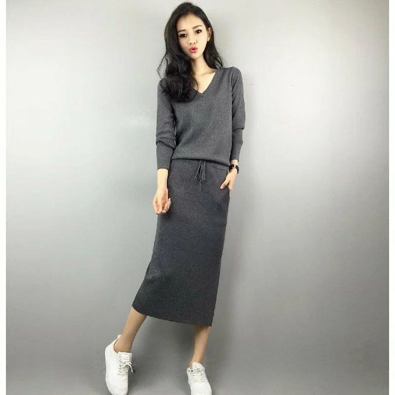 ロングスカー タイトスカート セットアップ スカート レディース 2