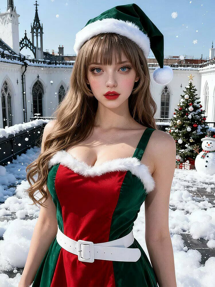 サンタ コスプレ 服 コスプレ セクシーサンタ コスプレ レッド コスプレ 大きいサイズ ハロウィン ワンピースサンタ コスプレ 大きいサイズ レディース コスプレ仮装 女性 余興 イベント 余興 文化祭 学園祭 ハロウイン衣装 nikonikopattu-10007335 ニコニコパッツ楽天市場店 サンプル画像3