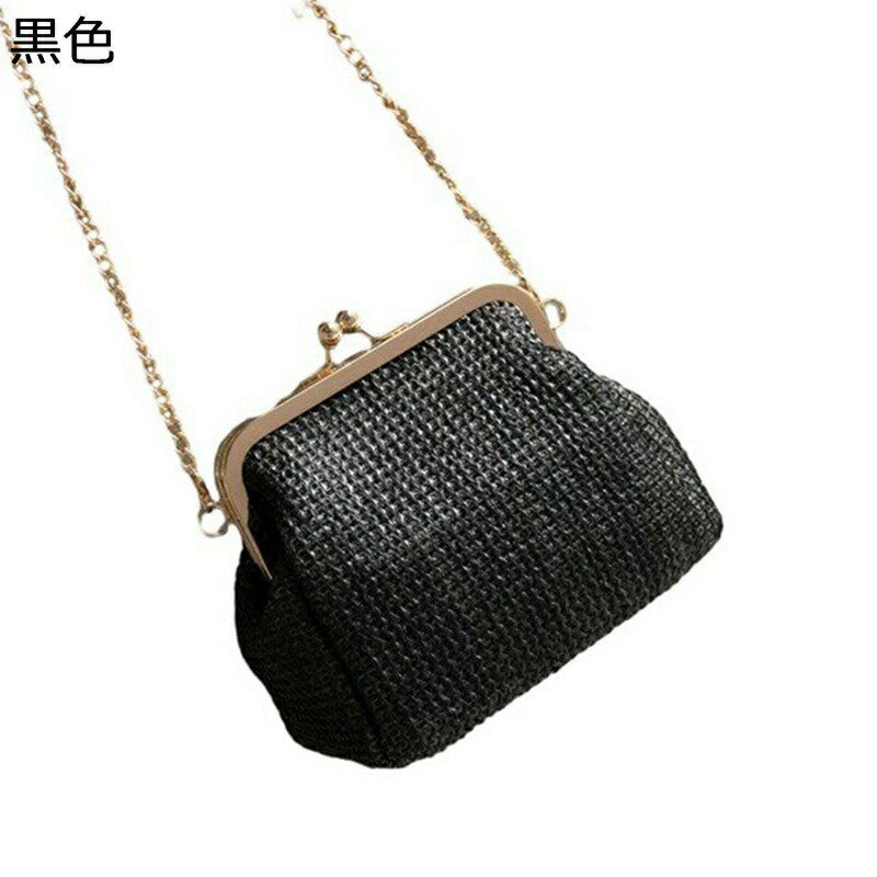 かごバッグ がま口 手織りバッグ 大容量 手提げバッグ ショルダーバッグ 夏祭り ビーチバッグ ナチュラル サマーバッグ 軽量 収納簡単 小銭 鍵 小物入れ 便利 可愛い 学生 女の子 海 ピクニック 祭り ギフト