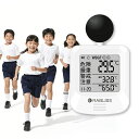 【2025最新】熱中症指数計 黒球式 RABLISS 温度計測 熱中症指数 WBGT 小型 屋内屋外兼用 長時間 壁掛け 工事現場用 現場専用 KO392 熱中症指数モニター 腕 時計 放射熱 持ち運び 携帯/据置両用 温湿度計 球式 温度 湿度 アラート表示 wbgt測定器 室内 屋外 デジタル 温度計