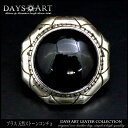 \10%OFFクーポン!5/7(水)AM10時迄/ シルバー925 天然石 オニキスコンチョ 八角形 オクタゴンシルバーコンチョ レザーアイテムをカスタマイズ ...