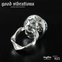 \10%OFFクーポン!5/7(水)AM10時迄/ good vibrations グッドバイブレーション シルバー925 桜 サクラ さくら 花びら 和柄 ツ...