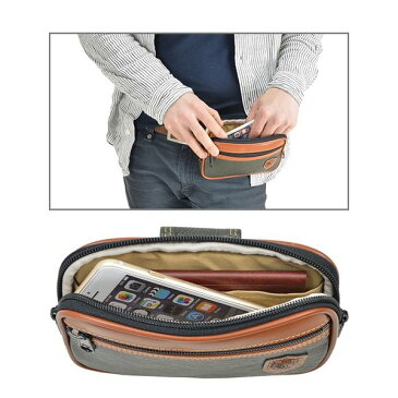 ベルトポーチ スマホポーチ メンズ ウエストポーチ 日本製 豊岡製鞄 薄型 スマホケース 携帯電話 BLAZER CLUB #25875 h-lb25875