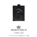 BORNTRUN ボントラン 本革 カードケース 定期入れ パスケース メンズ パスケース 牛革 ヌメ革 イタリアベジタブルタンニン鞣しヌメ革 メンズ レディー...