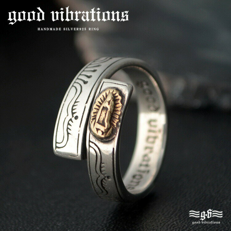 乐天商城 - good vibrations グッドバイブレーション シルバーリング メンズ シルバー925 グアダルーペの聖母マリア ブランド 指輪 フリーサイズ おしゃれ