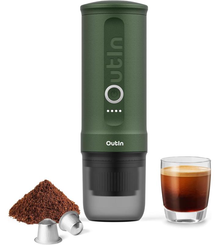 OutIn Nano ポータブル電動エスプレッソマシン、