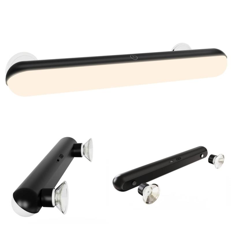 女優ライト 後付け 5000mAh 大容量 ドレッサー ライト コードレス 3種類色温と無段階調光 メイク用 ね..