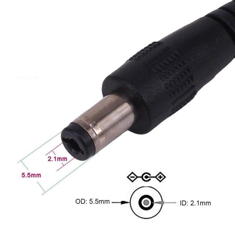 RUITEXUN USB - DC 5.5mmケーブル 50cm nikorashop-10161076 ニコラショップ楽天市場店 サンプル画像2