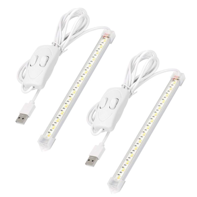 LED バーライト USBライト 高輝度led蛍光灯 USB 棚下ライト 20％明るくする、 三つ光変換、1kwの電力で..