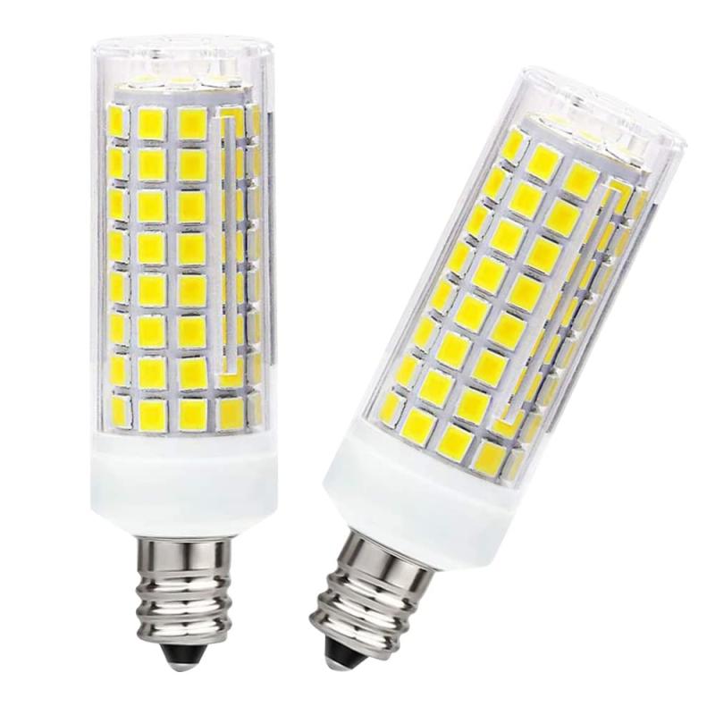 LED 電球 E12 口金直径12mm LED電球 可調光 セラミックス 常夜灯 豆電球 全方向 電球70W形相当 広配光タイプ 7W AC 110V 全光束700lm 2個入り(2)