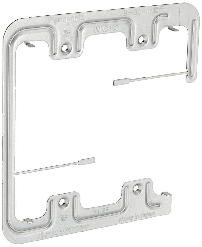 パナソニック(Panasonic) 石膏ボード用取付押え金具2連用 9~30mm壁用 WN3997 10個入