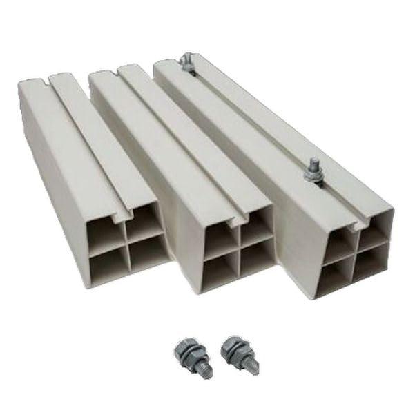 桃陽電線 ブロックベース(ボルト付き) アイボリー BBB-45 IV