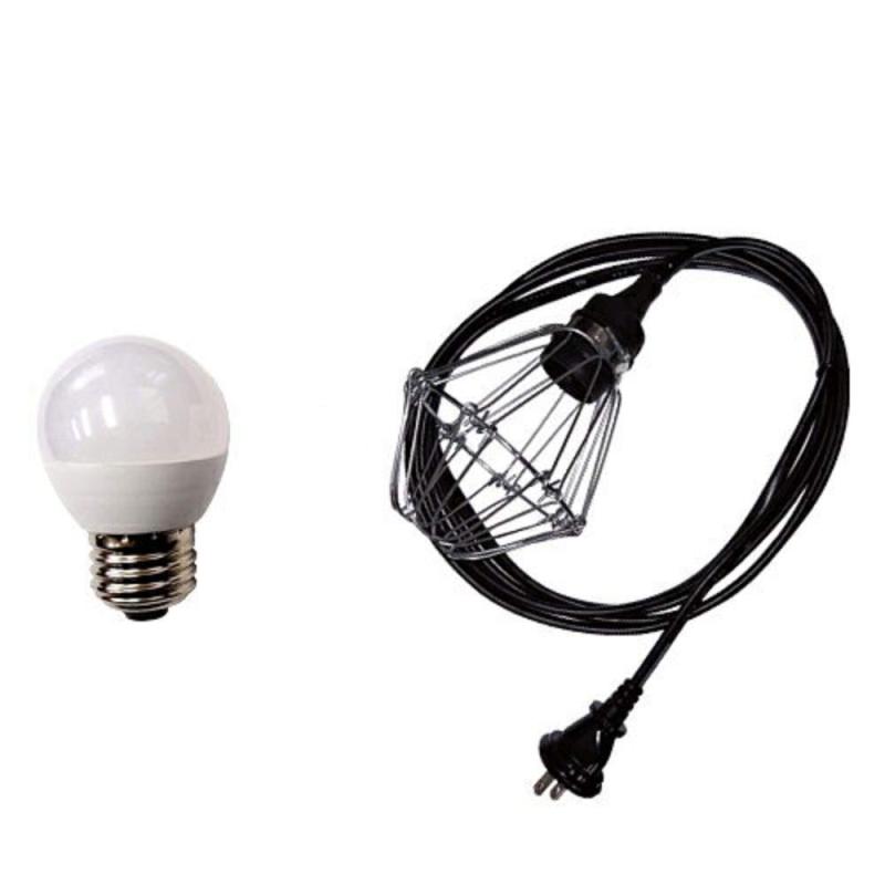 認定防水型提灯用ソケットコード1灯用 防雨型提灯用LED電球セット 国内メーカー品...