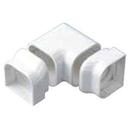 オーケー器材 配管化粧ダクト スカイダクト TMシリーズ ひねりエルボ ホワイト 5個入 K-TMH85AW5●5個入&lt;br&gt;●ホワイト色&lt;br&gt;●90°曲げ部で、取付壁面を変更する時に使用します。&lt;br&gt;●寸法(mm):A・・・85 B・・・70 C・・・92 D・・・151 E・・・105