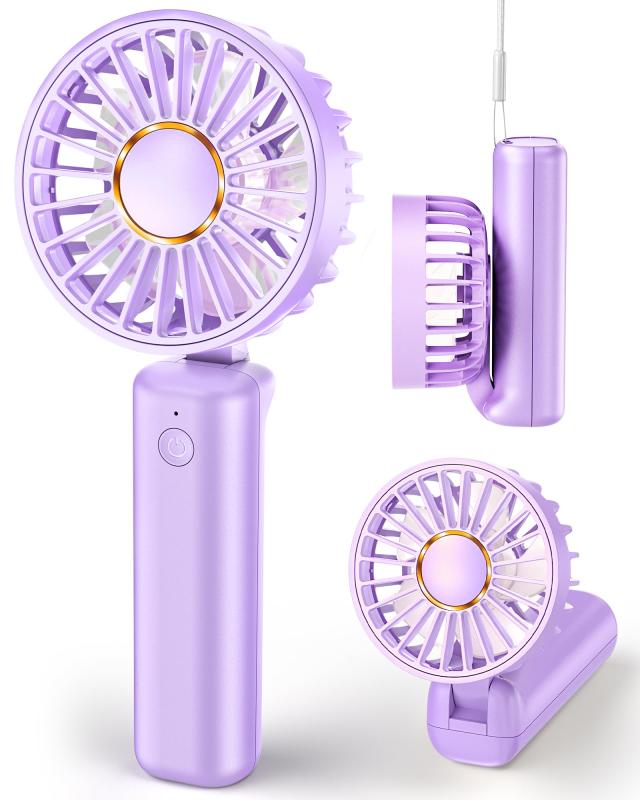 Hssio 携帯扇風機 ハンディファン 手持ち 充電式USB 小型 3速設定