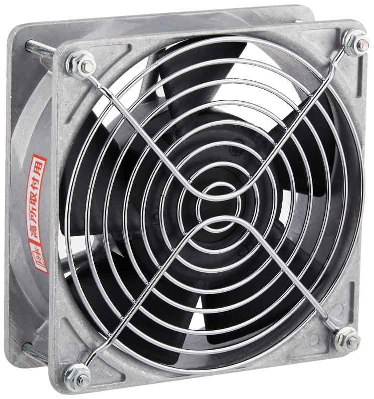 ローヤル電機 AC軸流ファン UT125Cセット（プラグコード、フィンガーガード、取り付けネジ付） 120mm角..