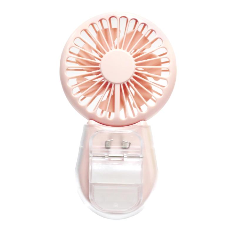 大作商事 マイファンプラス マルチクリップ クリップ付き扇風機 マグネット内蔵 強力送風 風量4段階 卓上可能 USB充電 小型