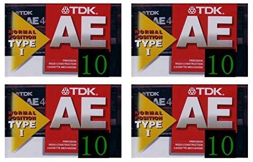 TDK カセットテープ AE 10分 4本 AE-10X4F(2)