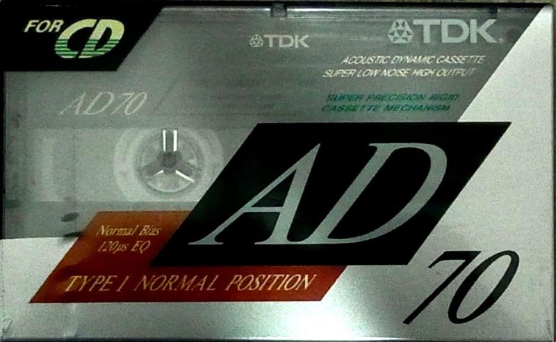 TDK カセットテープ AD 70分 デジタル対応 スーパーローノイズ AD-70R
