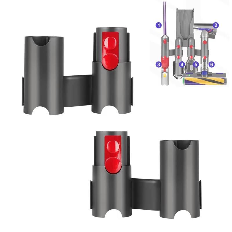 ダイソン用2パックマウントオーガナイザーホルダーV15 V12 V11 V10 V8 V7アウトサイズコードレススティ..